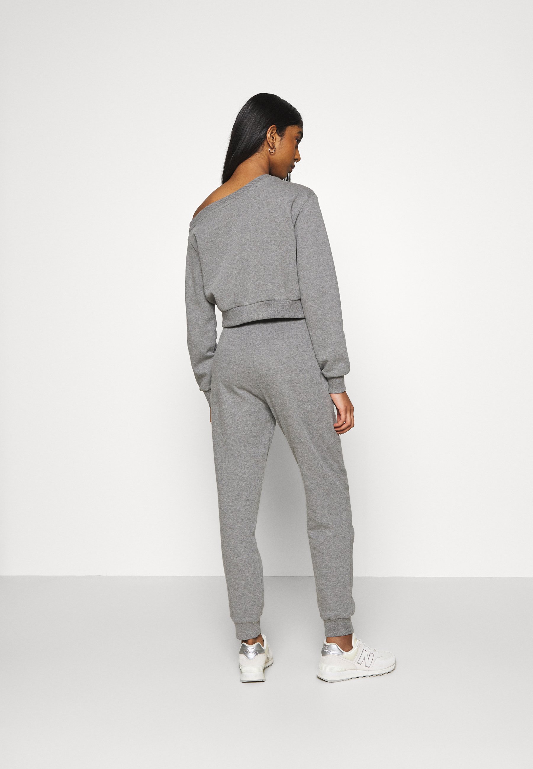 Women Off Shoulder Sweat & Jogger Set - Sweatshirt Women Off Shoulder Sweat & Jogger Set - Sweatshirt