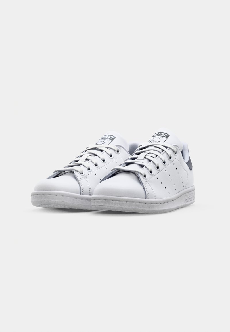 adidas Originals STAN SMITH UNISEX - Sneakers laag - core white/dark  blue/wit - Zalando.nl
