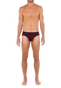 Bordeaux herenslips met een aansluitend ontwerp, elastische tailleband en een gladde stof voor comfort en ondersteuning.