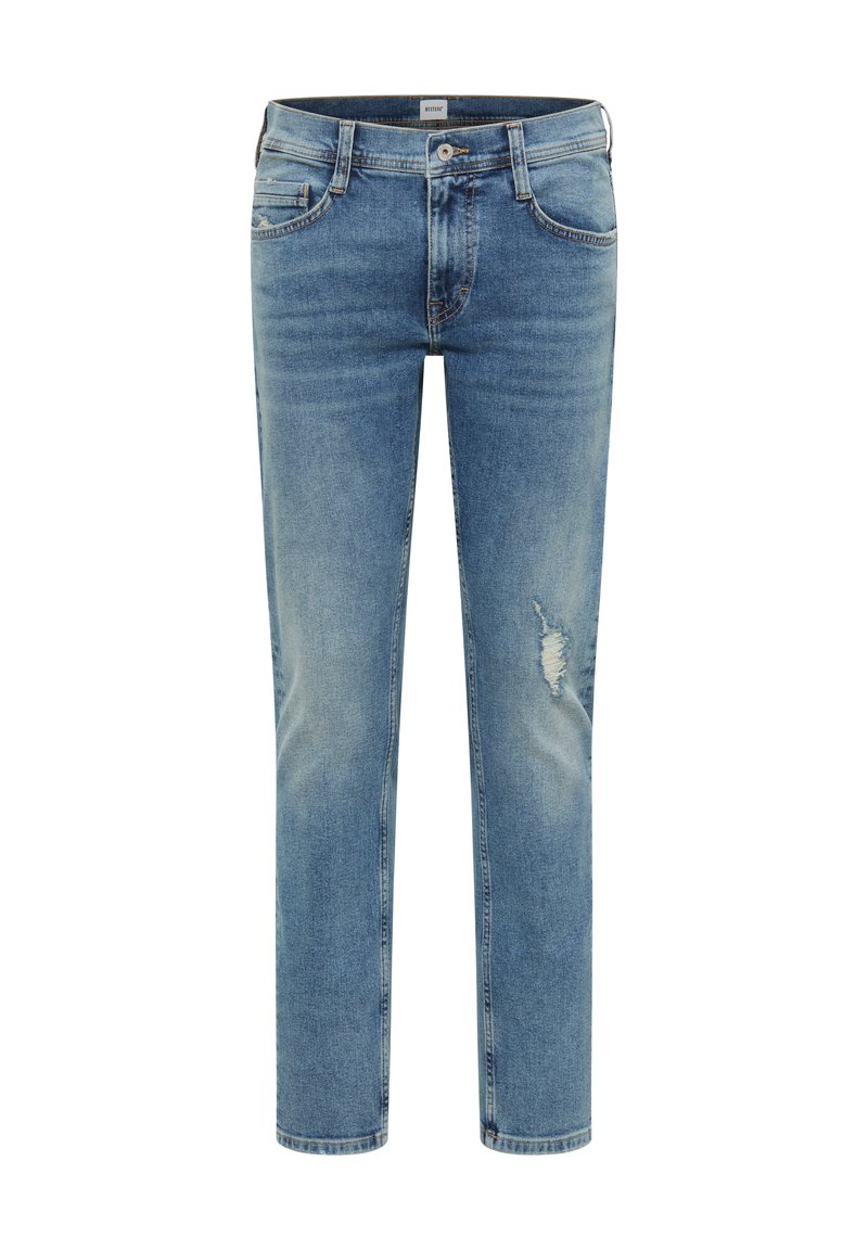 mustang Jeans Tapered Fit lichtblauw