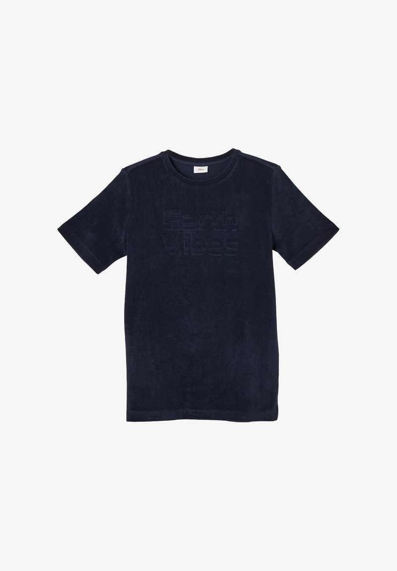 s.Oliver MET PRINT - T-Shirt print - blue