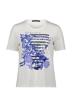 Betty Barclay, BETTY BARCLAY MIT PLACEMENT BASIC SHIRT - T-shirt imprimé - patch cream blue