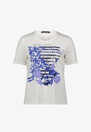 Betty Barclay, BETTY BARCLAY MIT PLACEMENT BASIC SHIRT - T-shirt imprimé - patch cream blue