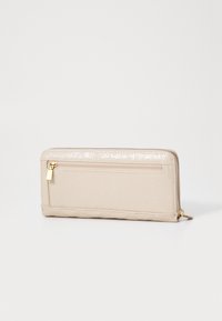 Guess GIULLY LARGE ZIP AROUND - Plånbok - almond