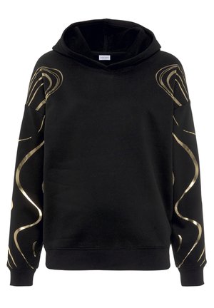 Hoodie - gold schwarz