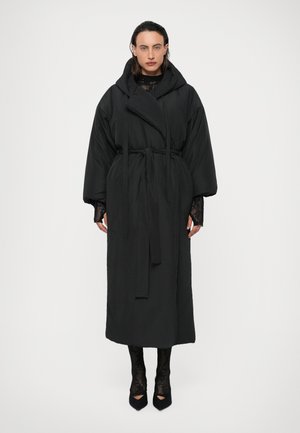 HOODED SLEEPING BAG COAT LONG - Wintermantel - black