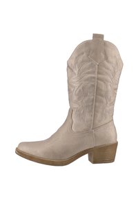 Bottes de cowboy / motard - goldfarben