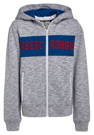 CORE - Zip-up sweatshirt - grey/blue
