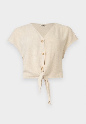 ONLY, ONLSIESTA SS KNOT NOOS - Blusa - moonbeam