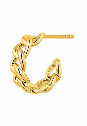 DE ARO INDIVIDUAL CON TEXTURA  - Pendientes - yellow