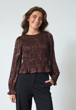 NIX - Blus - brown flower