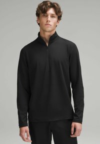 lululemon - SOFT JERSEY HALF-ZIP - Camiseta de manga larga - black Imagen en miniatura 1