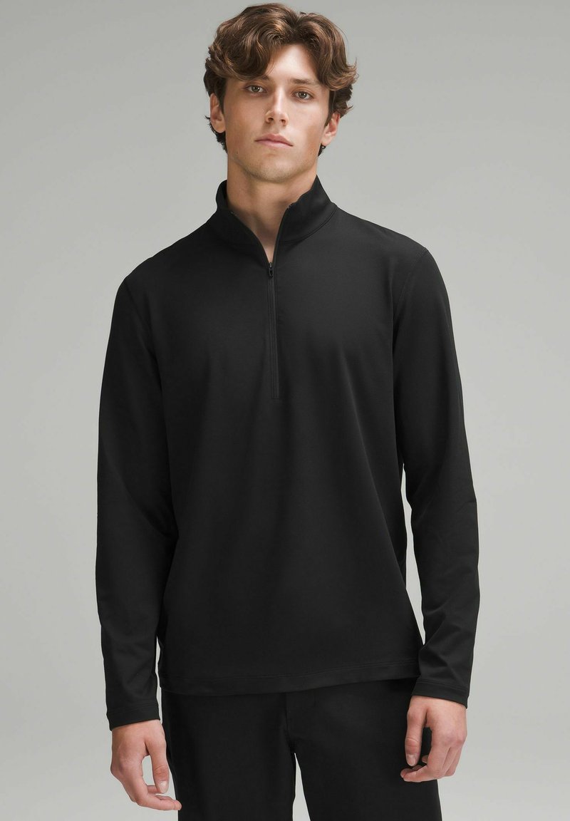 lululemon - SOFT JERSEY HALF-ZIP - Camiseta de manga larga - black, Ampliar