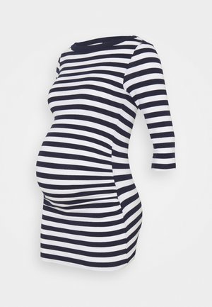Topper langermet - dark blue/white