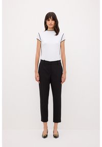 adL WITH SLITS AND POCKETS - Kalhoty - black