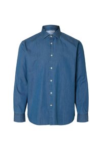 REGULAR FIT - Skjorta - medium blue denim