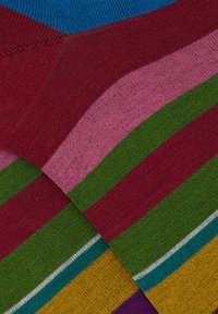 Gallo WITH  STRIPES - Calze - carminio vrame