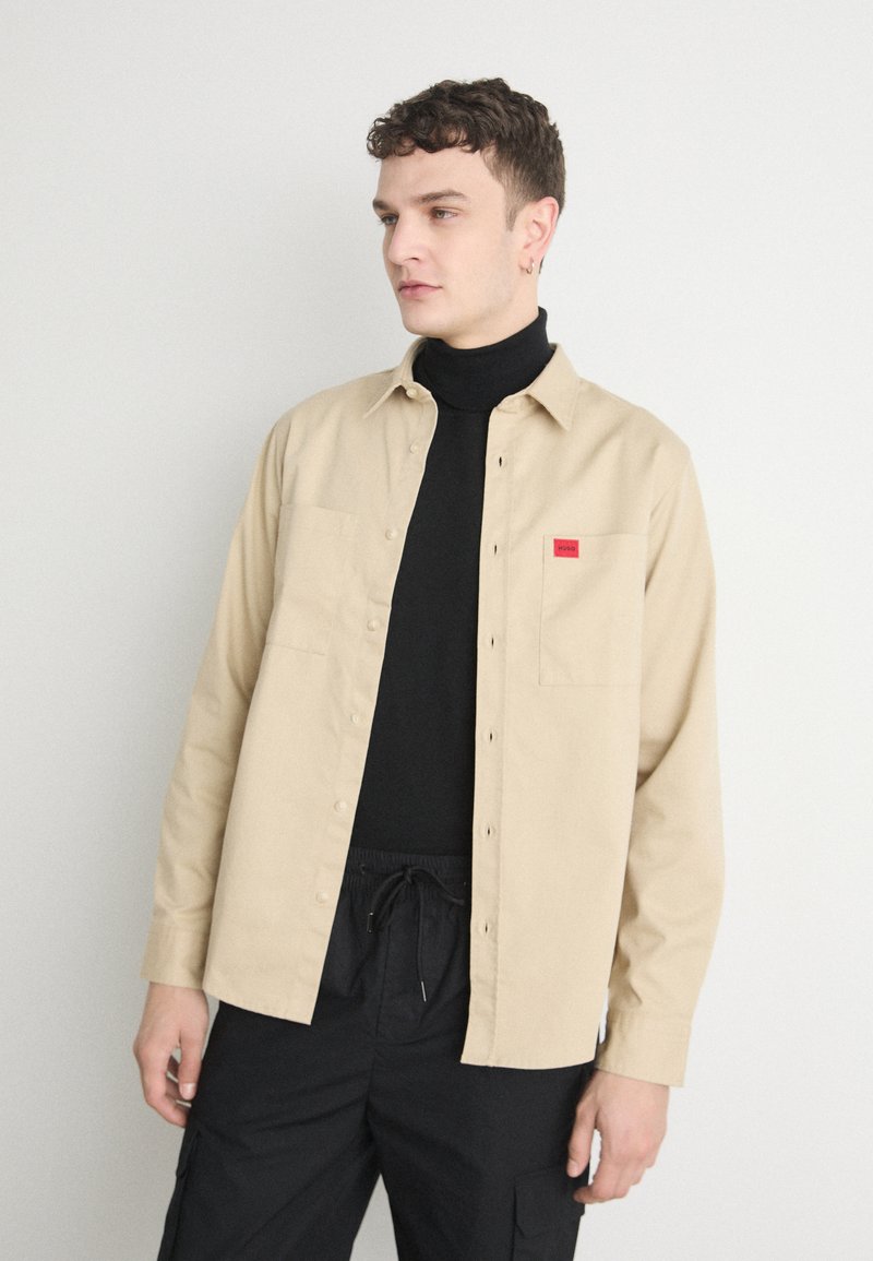 HUGO EGRIN - Chemise classique - open beige