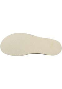 Skoinlägg, beige färg, texturerad yta med ett subtilt mönster. Rundad form och lätt dämpad för komfort.