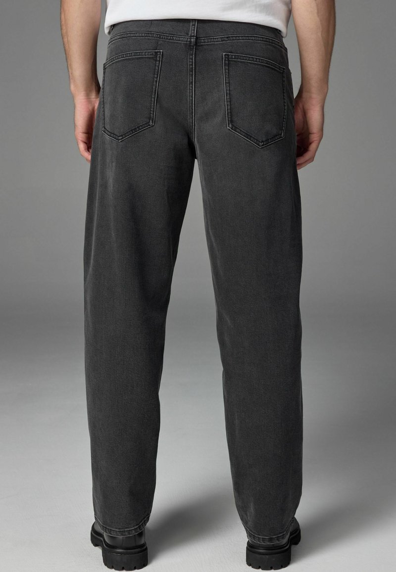 Next VINTAGE STRETCH AUTHENTIC - Traperice opuštenog kroja - black washed