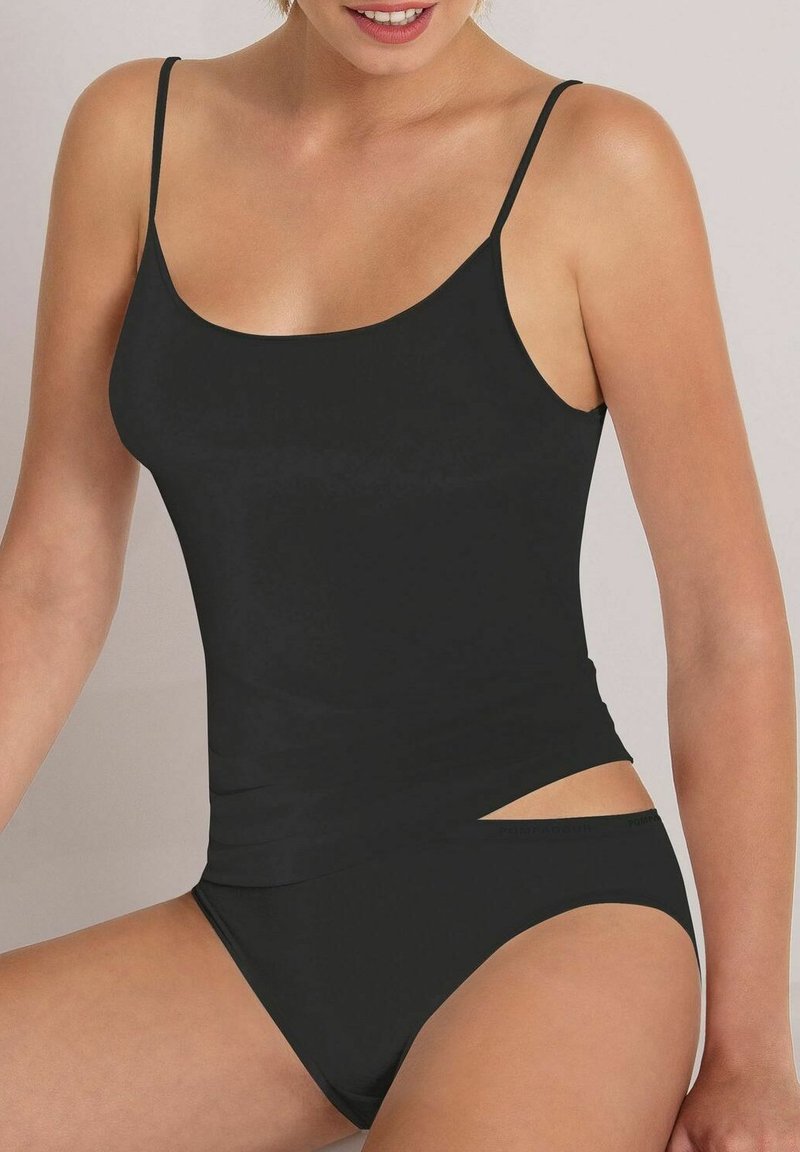 Pompadour MIT SPAGHETTITRÄGERN SERIE: PA 3-ER-PACK - Undershirt - schwarz