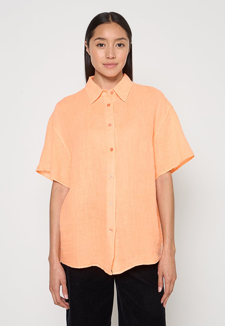 American vintage Overhemdblouse oranje American vintage Overhemdblouse oranje