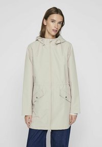 VILA Impermeable feather gray/beige