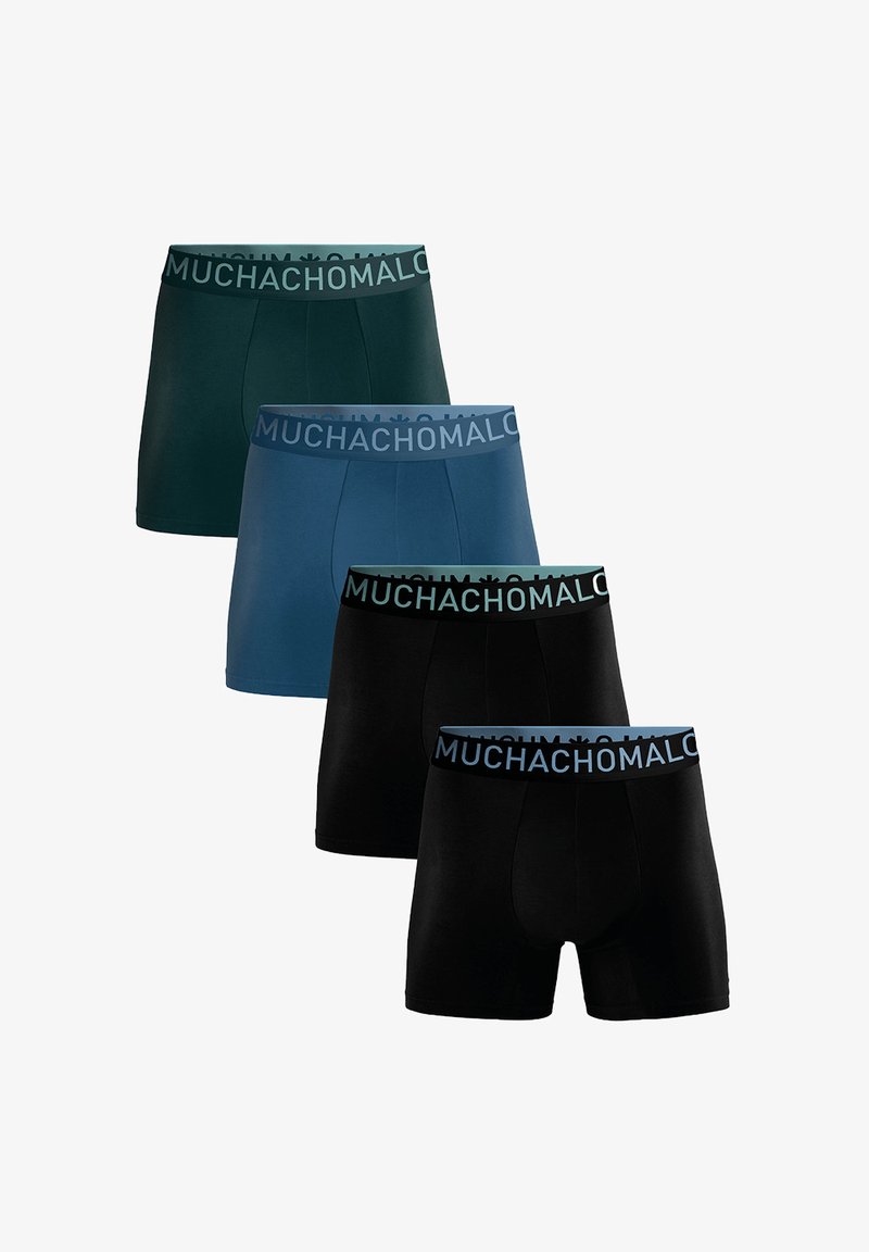 MUCHACHOMALO 4-PACK - Boxer alsónadrág - black