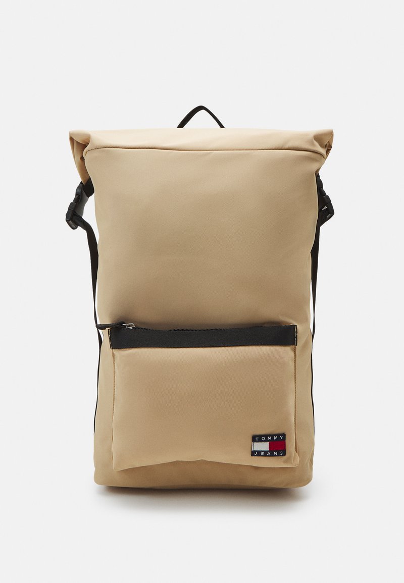 Tommy Jeans DAILY ROLLTOP UNISEX - Rucksack - tawny sand/sand - Zalando