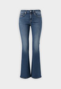 JOELLA - Blugi evazați - dark blue