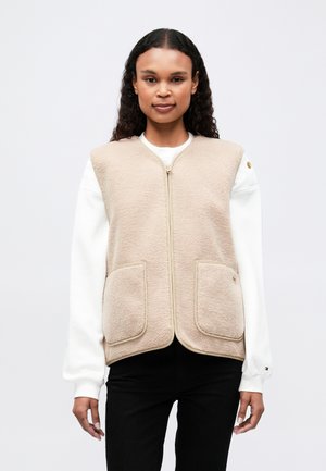ZIP UP - Mellény - beige