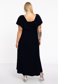 YOEK RUFFLE DETAIL - Robe longue - blue
