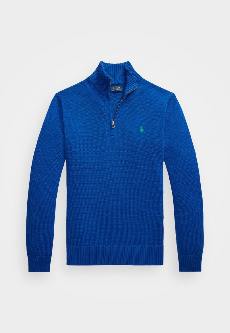 Polo Ralph Lauren - COTTON QUARTER ZIP SWEATER - Džemperis - sapphire star, Padidinti