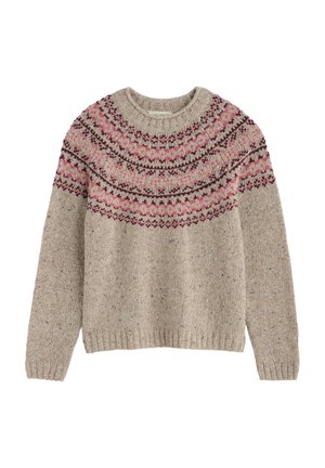 Seasalt Cornwall, Jumper - pink - shingle bay dark rose mix
