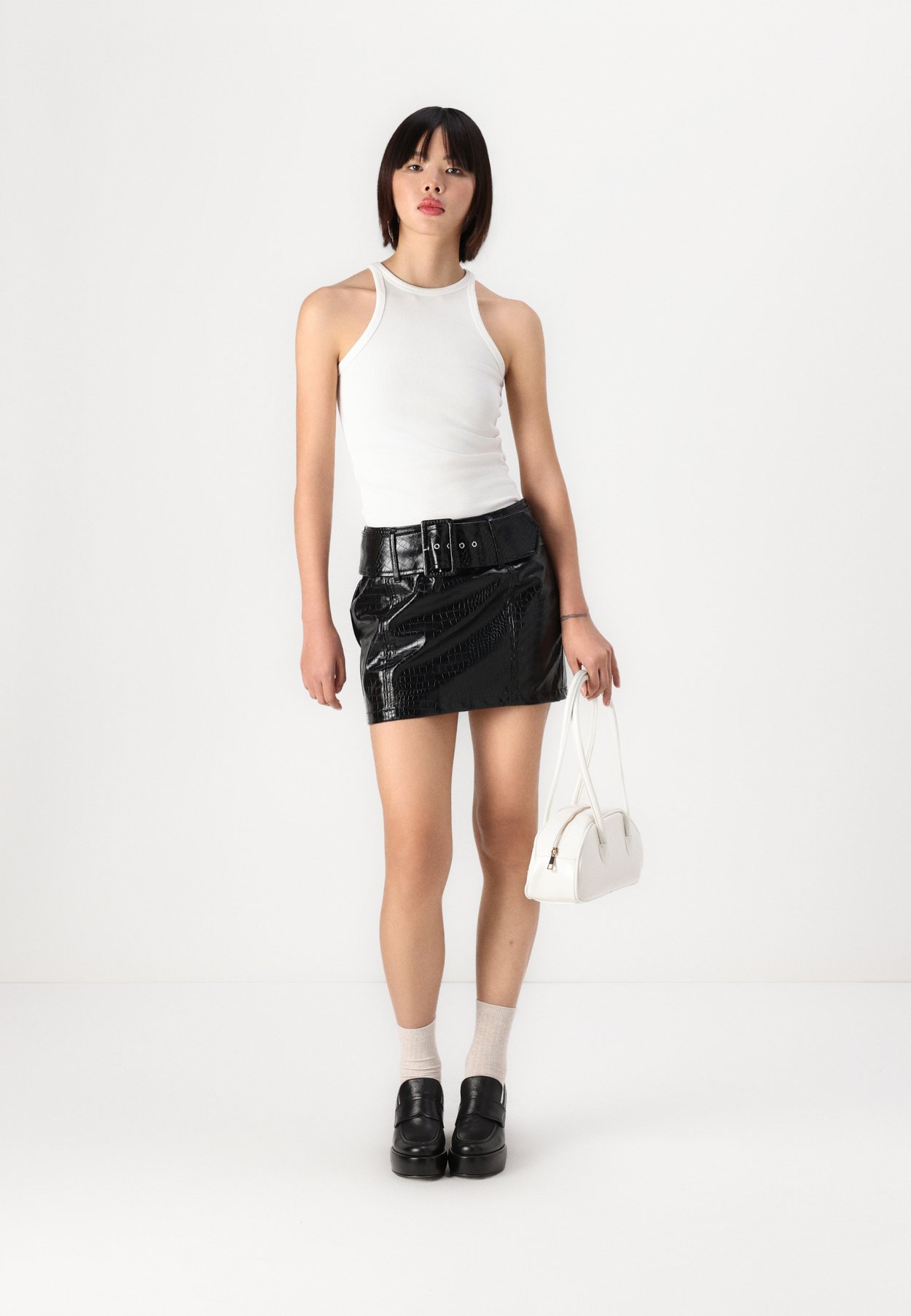 ONLLIONA CROCO BELT SKIRT 