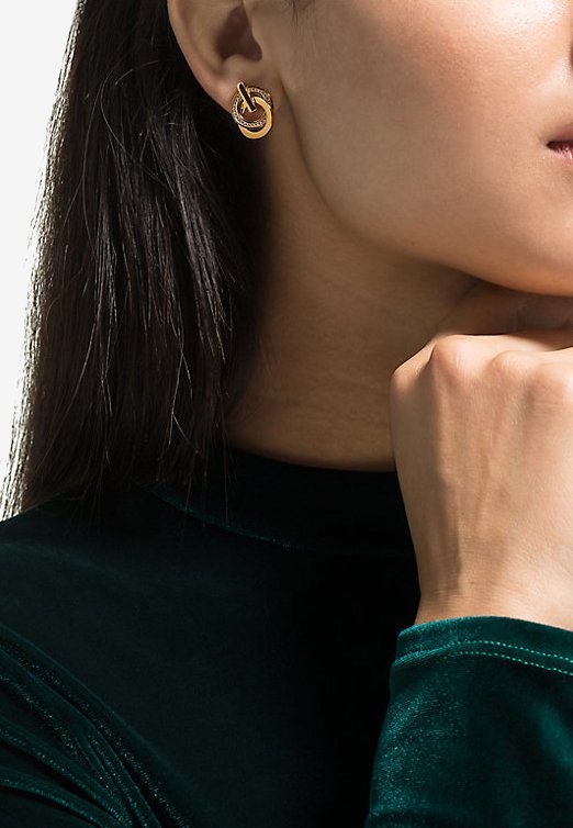 JETTE SWING - Orecchini - gold-coloured