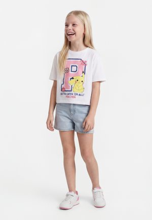 Name it NKFJIXA POKEMON - Nyomott mintás póló - bright white