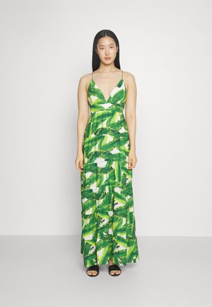 Alice + Olivia KAROLINA HALTER MAXI  - Robe de cocktail - sun palm off white
