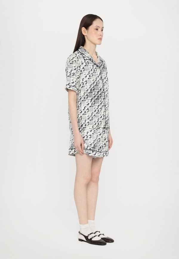 PRINTED CAMP SHIRT - Button-down blouse - new ivory4