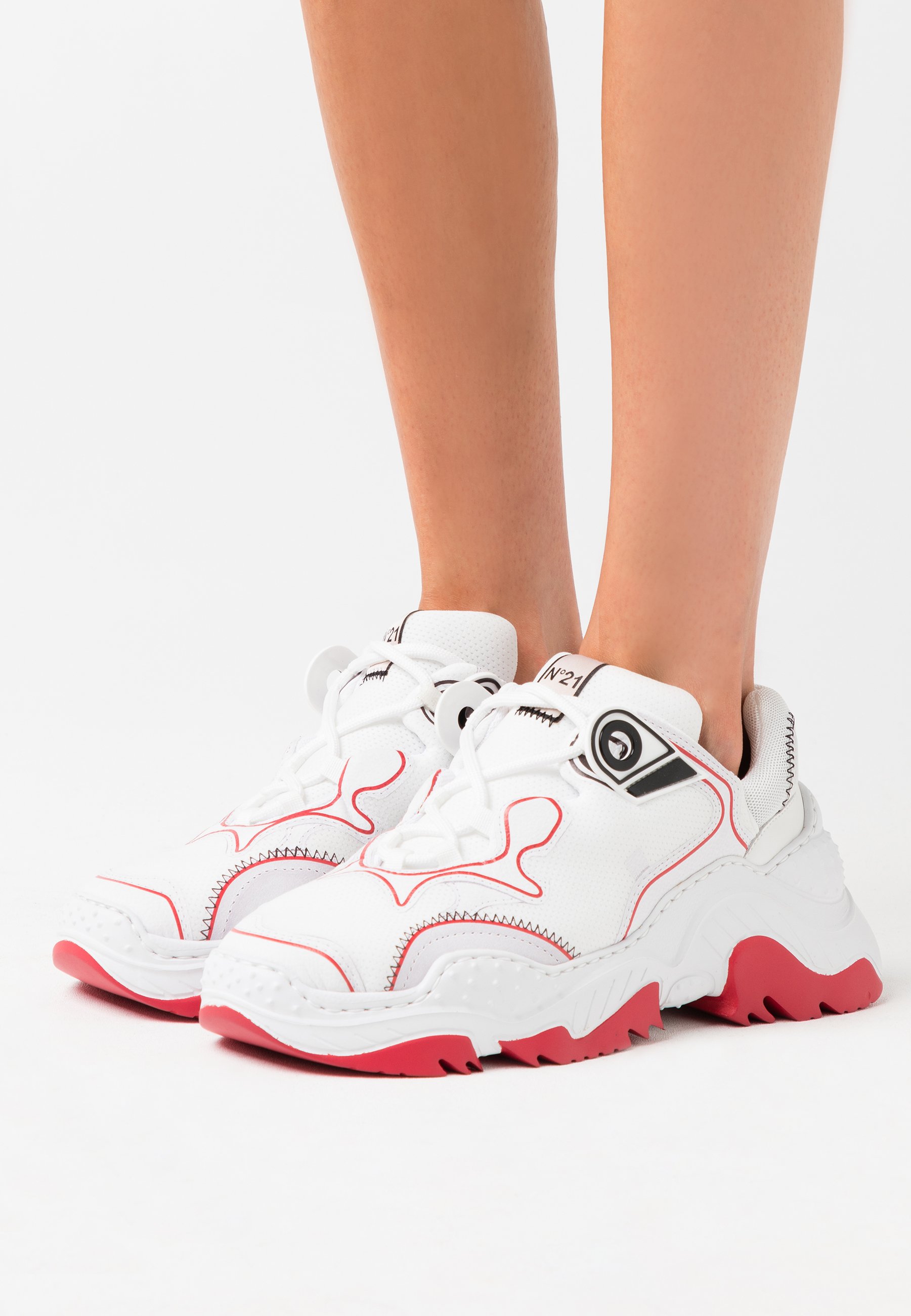 N°21 BILLY - Sneakers laag - red/Rood - Zalando.nl
