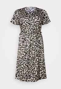 CARJOLIA CALF DRESS - Freizeitkleid - cloud dancer/black