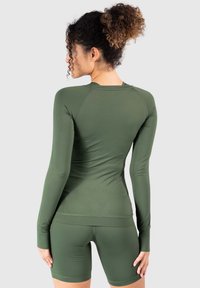 Smilodox LONGSLEEVE LORIE - Langærmet T-shirt - olive
