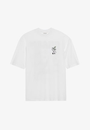 YOURTURN UNISEX - Trükipildiga T-särk - bright white
