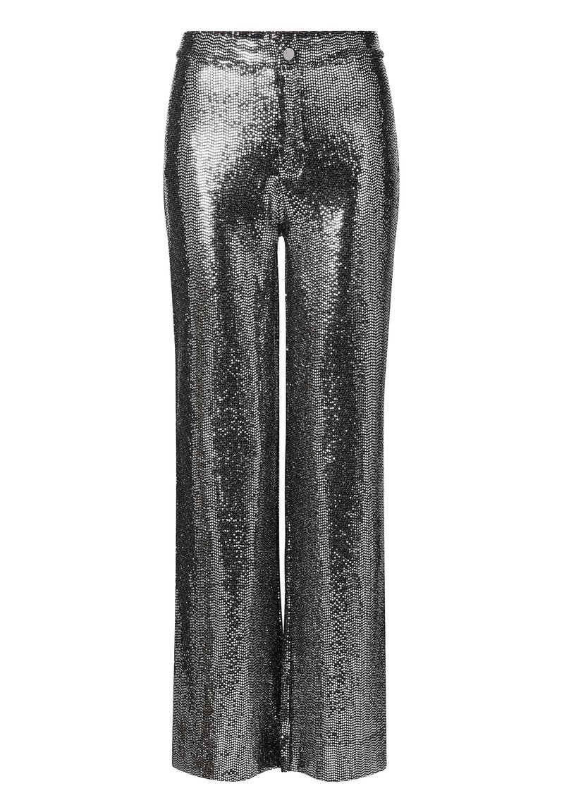 Rich & Royal Broek zilverkleurig