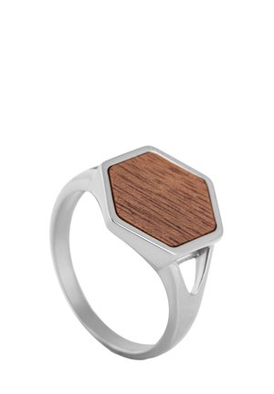 LIGNUM WOOD - Inel - silver coloured