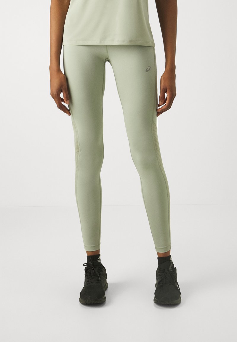 ASICS ICON TIGHT - Leggings - olive grey/mantle green
