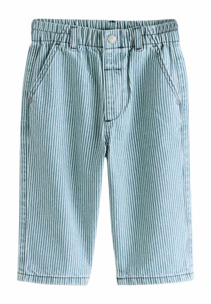 Straight leg jeans - navy white