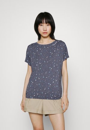 Ragwear PECORI - T-shirts med print - dunkelblau