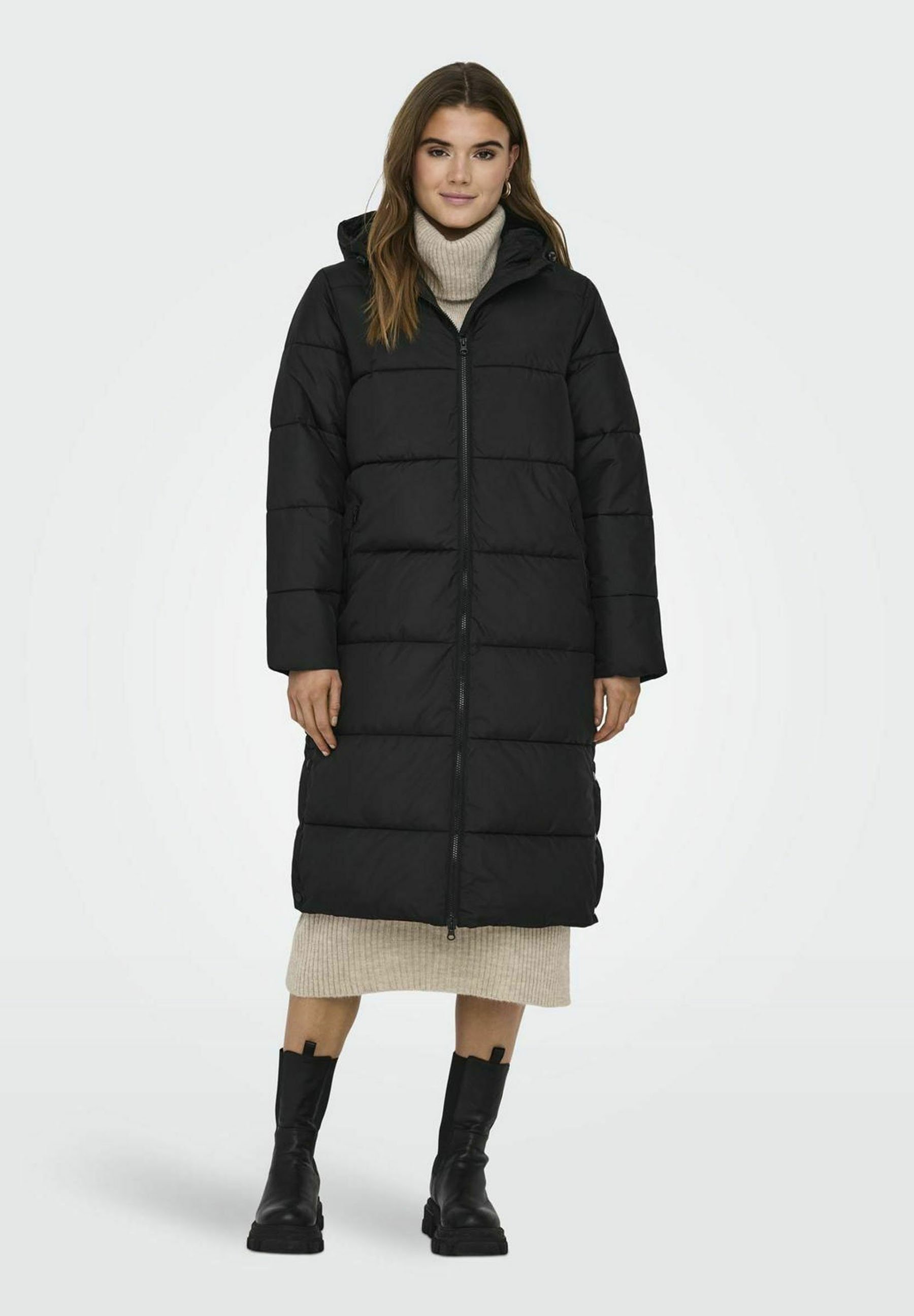 Ragwear Wintermantel Lang Schwarz Ragwear YOUMODO Wintermantel