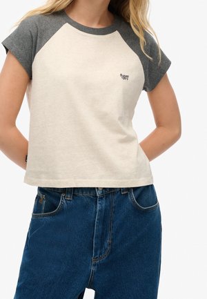 Superdry & Co T-shirt print - light yellow